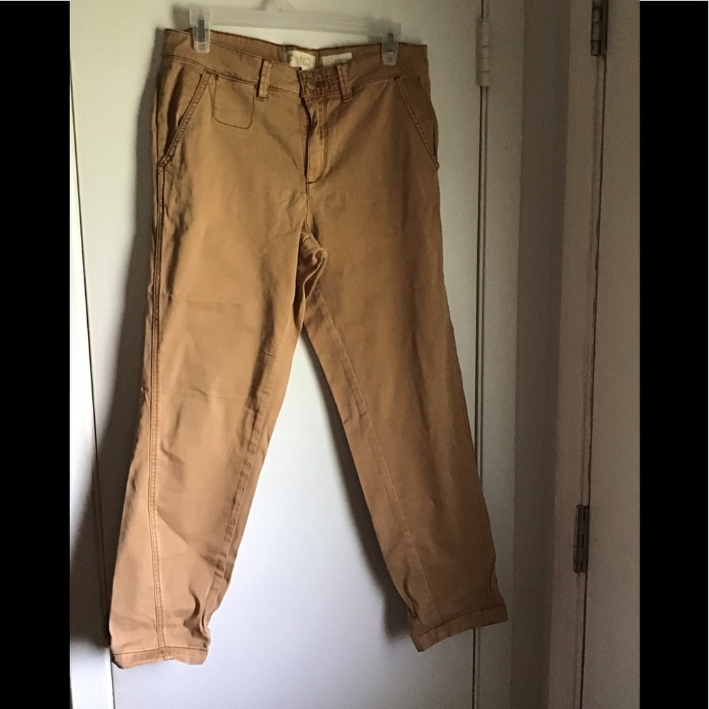 Chino by Anthropologie Tan Relaxed Fit Pants
